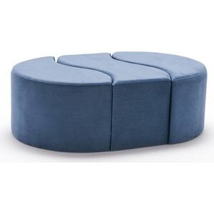 Světle modrý taburet Alya – Artie obraz