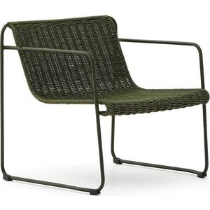 Zelené kovové zahradní křeslo Maurina – Kave Home obraz