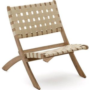 Dřevěné zahradní křeslo v přírodní barvě Chabeli – Kave Home obraz