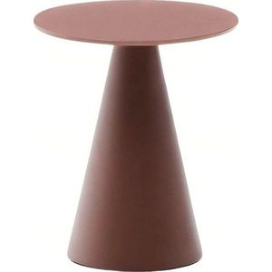 Kulatý odkládací stolek se skleněnou deskou ø 35 cm Wilshire – Kave Home obraz