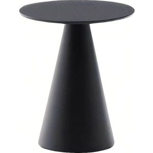 Kulatý odkládací stolek se skleněnou deskou ø 35 cm Wilshire – Kave Home obraz