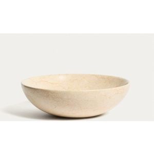 Béžové kamenné kulaté umyvadlo ø 40 cm Darnen – Kave Home obraz