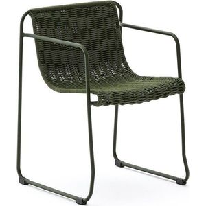 Zelená kovová zahradní židle Maurina – Kave Home obraz