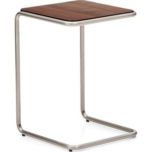 Odkládací stolek v dekoru ořechu 42x42 cm Tarsel – Kave Home obraz