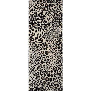 Černo-béžová bavlněná plážová osuška 78x200 cm Leopard – Catherine Lansfield obraz