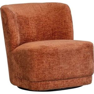 Oranžové sametové křeslo Atty – WOOOD obraz