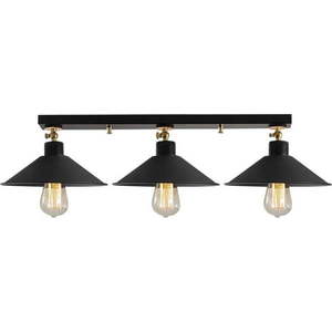 Černé stropní svítidlo s kovovým stínidlem ø 24 cm Berceste – Opviq lights obraz