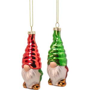 Skleněné ručně vyrobené vánoční ozdoby v sadě 2 ks ø 4 cm Gonk – Sass & Belle obraz