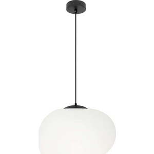 Černo-bílé závěsné svítidlo ø 25 cm Stones – Candellux Lighting obraz