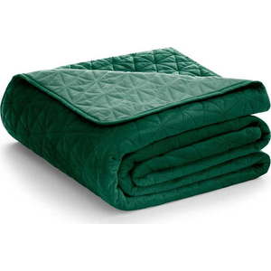 Zelený sametový prošívaný přehoz 170x210 cm Laila – AmeliaHome obraz