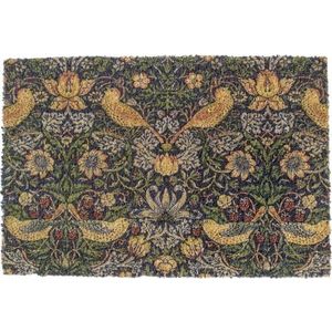 Rohožka z kokosového vlákna 40x60 cm William Morris Strawberry Thief – Artsy Doormats obraz