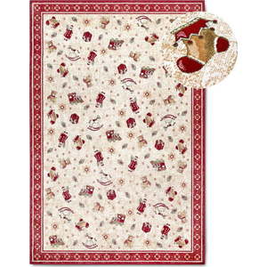 Červený koberec s vánočním motivem s příměsí bavlny 160x230 cm Toy's Delight Red Christmas – Villeroy&Boch obraz