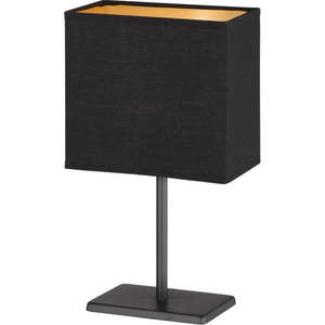 Černá stolní lampa s textilním stínidlem (výška 30 cm) Kate – Fischer & Honsel obraz