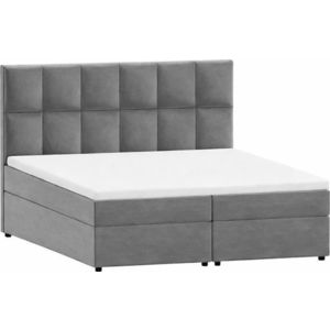 Šedá boxspring postel s úložným prostorem 180x200 cm Flip – Ropez obraz