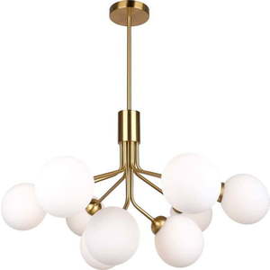 Závěsné svítidlo v bílo-zlaté barvě SULION Musa, výška 102 cm obraz