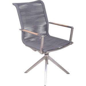 Šedá kovová zahradní židle Rubiera – Garden Pleasure obraz