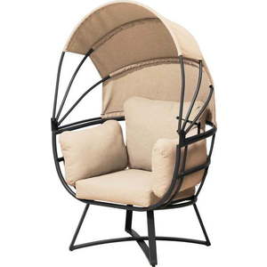 Béžové kovové zahradní křeslo Delos – Garden Pleasure obraz
