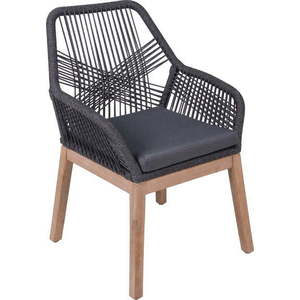 Šedá dřevěná zahradní židle Pomona – Garden Pleasure obraz