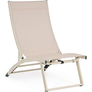 Béžové kovové zahradní lehátko Taylor – Bizzotto obraz