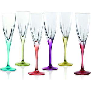 Sada 6 sklenic na sekt RCR Cristalleria Italiana Gemma obraz