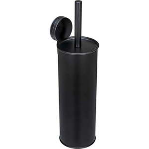 Černá samodržící ocelová WC štětka Pavia – Wenko obraz