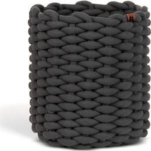 Látkový košík ø 25x25 cm Peach Skin Round M – Bigso obraz