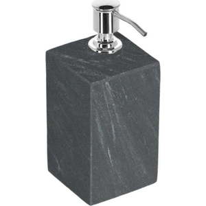 Tmavě šedý mramorový dávkovač mýdla 200 ml Aixa – Kave Home obraz