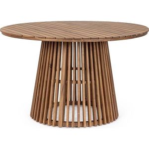 Kulatý zahradní jídelní stůl z masivu akácie ø 120 cm Rodano – Bizzotto obraz
