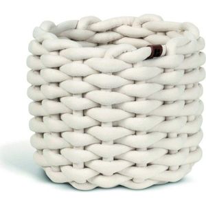 Látkový košík ø 21x17 cm Peach Skin Round S – Bigso obraz