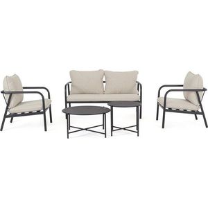 Béžový ocelový zahradní lounge set pro 4 Ostuni – Bizzotto obraz