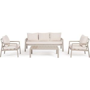 Béžový hliníkový zahradní lounge set pro 5 Elna – Bizzotto obraz