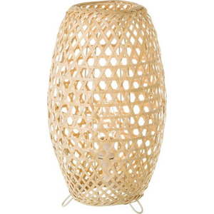 Bambusová stolní lampa v přírodní barvě s bambusovým stínidlem (výška 36 cm) Natural Way – Casa Selección obraz