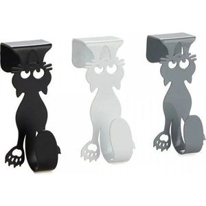 Závěsné kovové háčky v sadě 3 ks Curious Cats – Balvi obraz