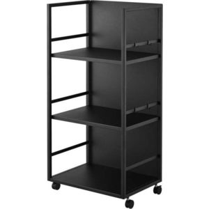 Černý kovový pojízdný regál 42x84, 5x32 cm Tower – YAMAZAKI obraz