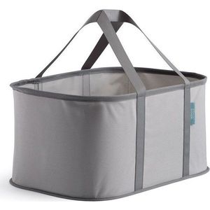 Šedý látkový koš na prádlo skládací 35 l Duo – Joseph Joseph obraz