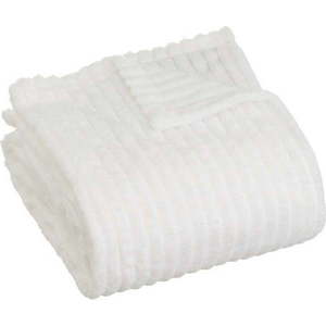 Bílá deka z mikroplyše 130x160 cm Fur Velvet – Casa Selección obraz