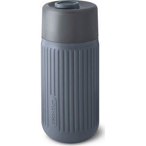 Tmavě šedý skleněný cestovní hrnek 340 ml – Black + Blum obraz