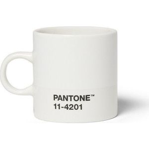 Bílý keramický hrnek na espresso 120 ml Cloud Dancer – Pantone obraz