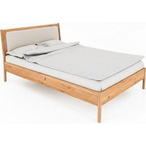 Jednolůžková postel z dubového dřeva 90x200 cm v přírodní barvě Pola – The Beds obraz