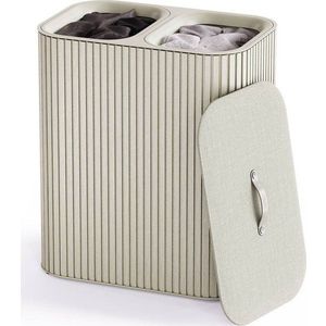 Béžový bambusový koš na prádlo 2x45 l Tota Luxe – Joseph Joseph obraz