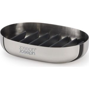 Mýdlenka z nerezové oceli v leskle stříbrné barvě EasyStore Luxe – Joseph Joseph obraz