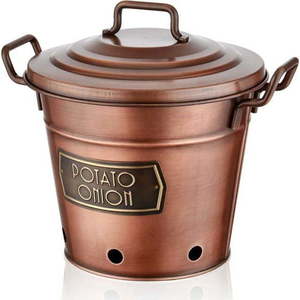 Ocelová dóza na brambory/na cibuli a česnek – Hermia obraz