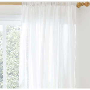 Bílá voálová záclona 140x183 cm Aletta – Pineapple Elephant obraz