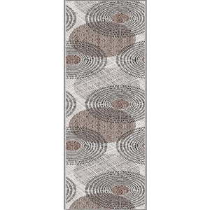 Šedý pratelný koberec běhoun 58x190 cm – Oyo Concept obraz