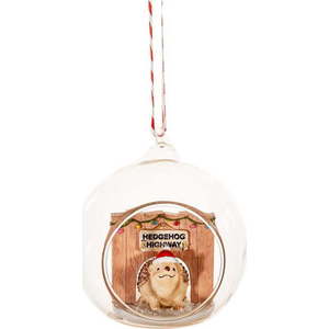 Ručně vyrobená vánoční koule z polyresinu ø 8 cm Hedgehog Highway – Sass & Belle obraz