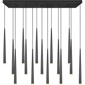 Černé LED závěsné svítidlo Cala – Trio Select obraz