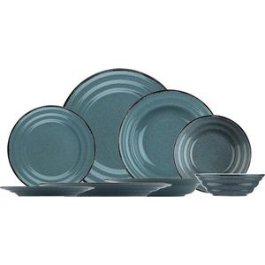 24dílná sada tykrysového porcelánového nádobí Kütahya Porselen Basis obraz