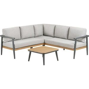 Šedý čalouněný zahradní lounge set pro 4 Comillas – House Nordic obraz