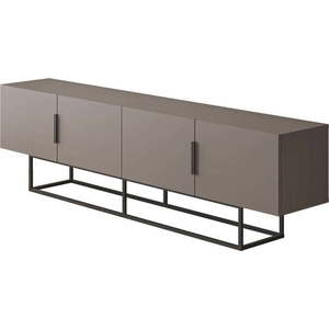 Šedo-béžový TV stolek 200x55 cm Titan – Marckeric obraz