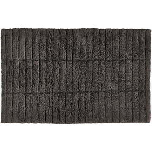 Šedá koupelnová předložka 80x50 cm Tiles - Zone obraz